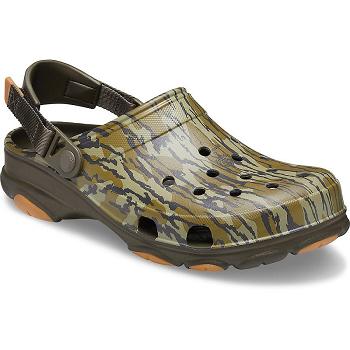 Crocs Classic All-Terrain Mossy Oak Bottomland Clog Maskacove - Damske Dreváky